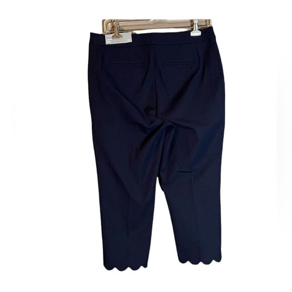 NWT! Talbots navy Chatham crop pants - Picture 8 of 8